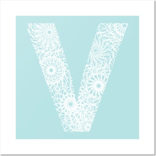 Letter V Posters and Art